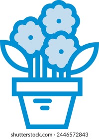 Flower collorfull icon symbol vector image