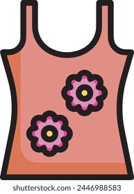 Flower collorfull icon symbol vector image