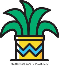 Flower collorfull icon symbol vector image