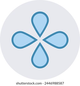 Flower collorfull icon symbol vector image