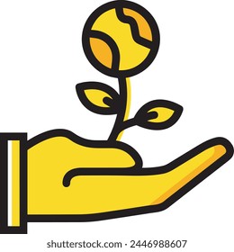 Flower collorfull icon symbol vector image