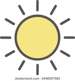 Blumenfarbiges Symbol Symbol Vektorgrafik Bild