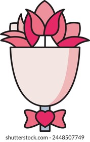 Flower collorfull icon symbol vector image