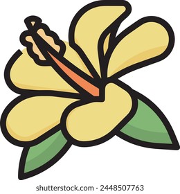 Icono de flor de color Imagen de Vector