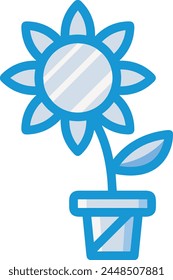 Flower collorfull icon symbol vector image