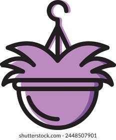 Icono de flor de color Imagen de Vector