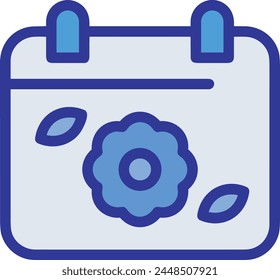 Icono de flor de color Imagen de Vector