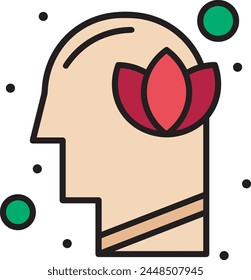 Flower collorfull icon symbol vector image