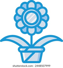 Flower collorfull icon symbol vector image