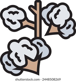 Icono de flor de color Imagen de Vector