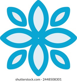 Flower collorfull icon symbol vector image