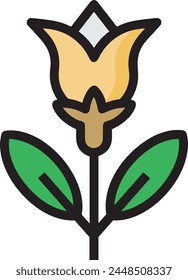Flower collorfull icon symbol vector image