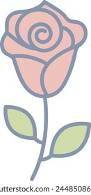 Flower collorfull icon symbol vector image