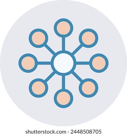 Flower collorfull icon symbol vector image