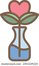 Flower collorfull icon symbol vector image