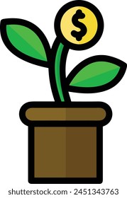 Flower collorfull icon symbol vector image