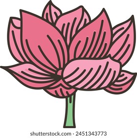 Flower collorfull icon symbol vector image