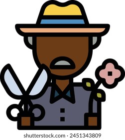 Flower collorfull icon symbol vector image