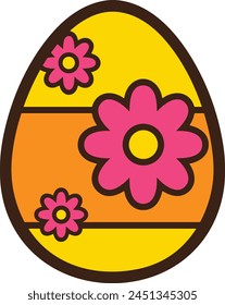 Flower collorfull icon symbol vector image