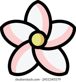 Flower collorfull icon symbol vector image