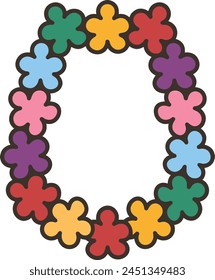 Flower collorfull icon symbol vector image