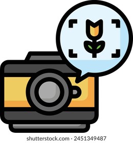 Icono de flor de color Imagen de Vector