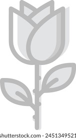 Icono de flor de color Imagen de Vector