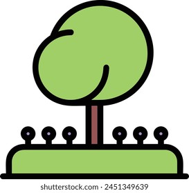 Flower collorfull icon symbol vector image