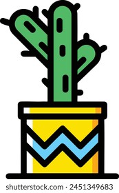 Flower collorfull icon symbol vector image