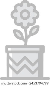 Icono de flor de color Imagen de Vector