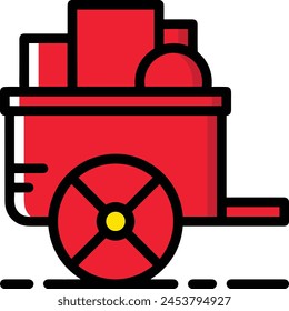 Flower collorfull icon symbol vector image