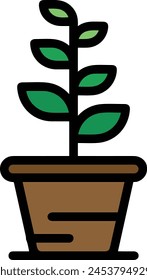 Flower collorfull icon symbol vector image