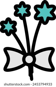Flower collorfull icon symbol vector image
