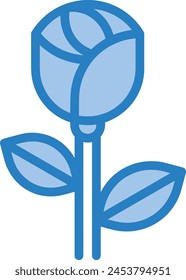 Icono de flor de color Imagen de Vector
