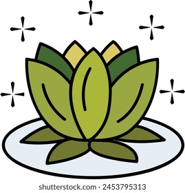 Flower collorfull icon symbol vector image
