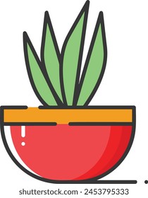 Flower collorfull icon symbol vector image