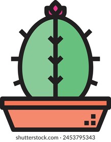 Blumenfarbiges Symbol Symbol Vektorgrafik Bild