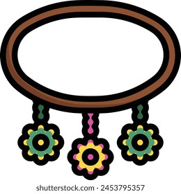 Flower collorfull icon symbol vector image
