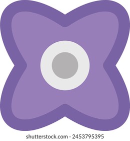 Flower collorfull icon symbol vector image