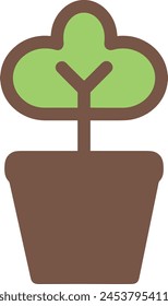 Icono de flor de color Imagen de Vector