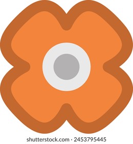 Flower collorfull icon symbol vector image