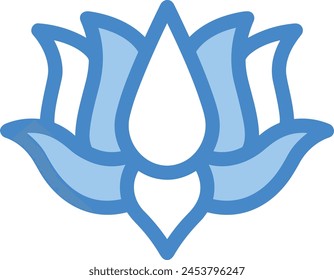 Flower collorfull icon symbol vector image