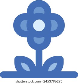 Flower collorfull icon symbol vector image