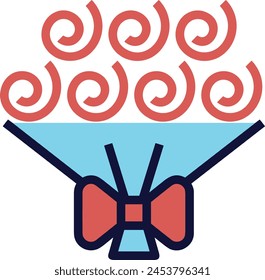 Flower collorfull icon symbol vector image
