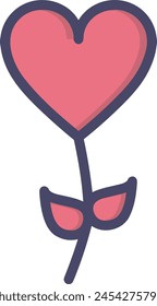 Flower collorfull icon symbol vector image