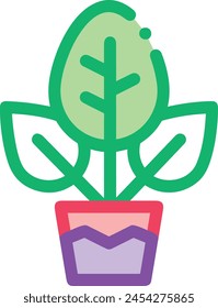 Flower collorfull icon symbol vector image