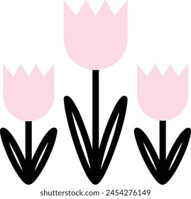 Blumenfarbiges Symbol Symbol Vektorgrafik Bild
