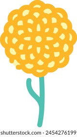Icono de flor de color Imagen de Vector