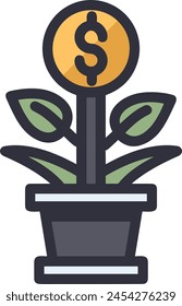 Flower collorfull icon symbol vector image