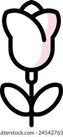 Flower collorfull icon symbol vector image
